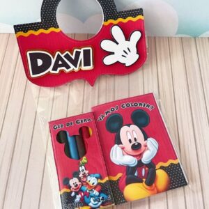 Revistinha Colorir Mickey Vermelho