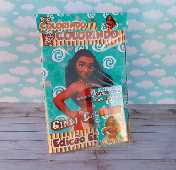 Revistinha Colorir Moana