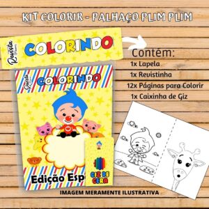 Revistinha Colorir Plim Plim