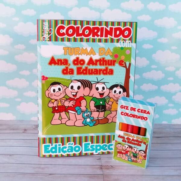 Revistinha Colorir Turma da Monica