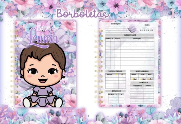 Rotina do Bebê Borboleta Menina