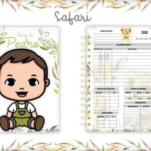 Rotina do Bebê Safari Chic