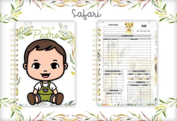 Rotina do Bebê Safari Chic