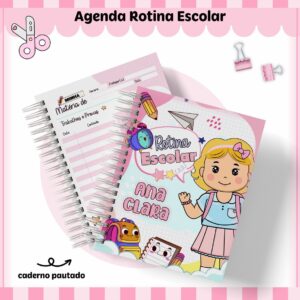 Rotina Escolar Menina