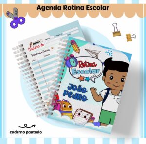 Rotina Escolar Menino