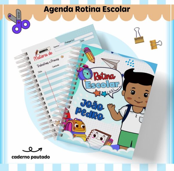Rotina Escolar Menino