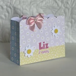 Sacolinha Infantil Floral 17 Sacolinha Infantil Floral