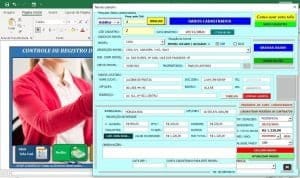 Sistema Controle Imóveis Aluguel Residencial Comercial Excel