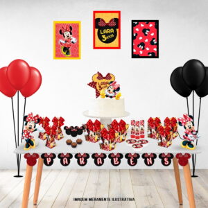 so um bolinho minnie arquivo digital aniversario menina