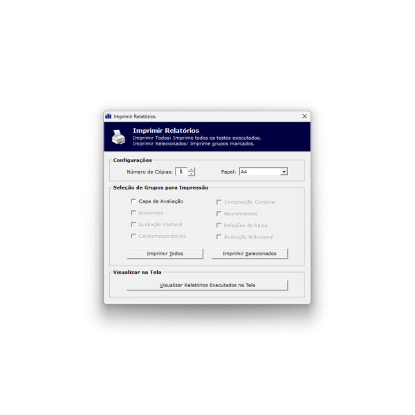 Software Avaliação Física Body Move Personal Trainer