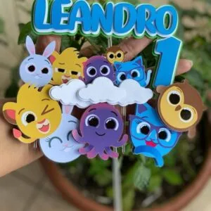 Topo de Bolo Bolofofos Camadas