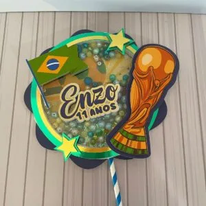 Topo de Bolo Copa Brasil 7 Topo de Bolo Copa Brasil
