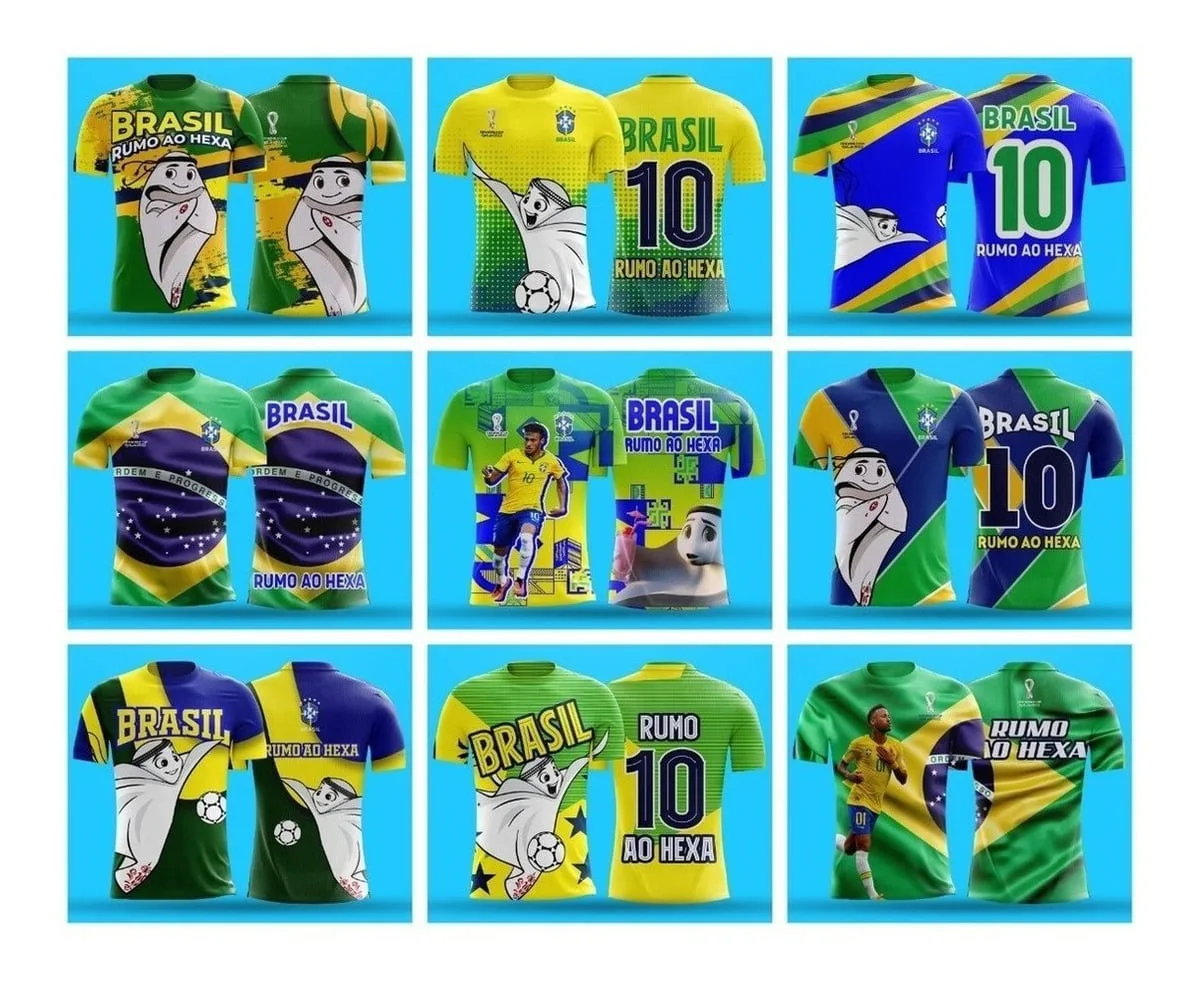 Vetor Camisa Brasil Copa Do Mundo 2022 38 Artes Corel Cdr 3 Vetor Camisa Brasil Copa Do Mundo 2022 38 Artes Corel Cdr