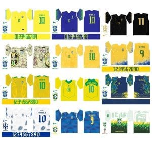 Vetor Camisa Brasil Copa Do Mundo 2022 38 Artes Corel Cdr