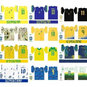 Vetor Camisa Brasil Copa Do Mundo 2022 38 Artes Corel Cdr